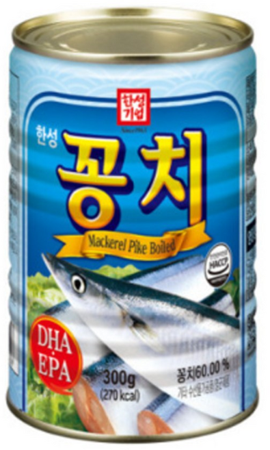 한성 꽁치 통조림 300g (24개) 1박스, 24개