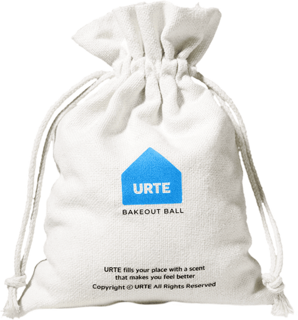 유르테 반영구 베이크아웃볼 클린 코튼 블루 실내 탈취제 화장실 냄새 제거, 1개, 200g