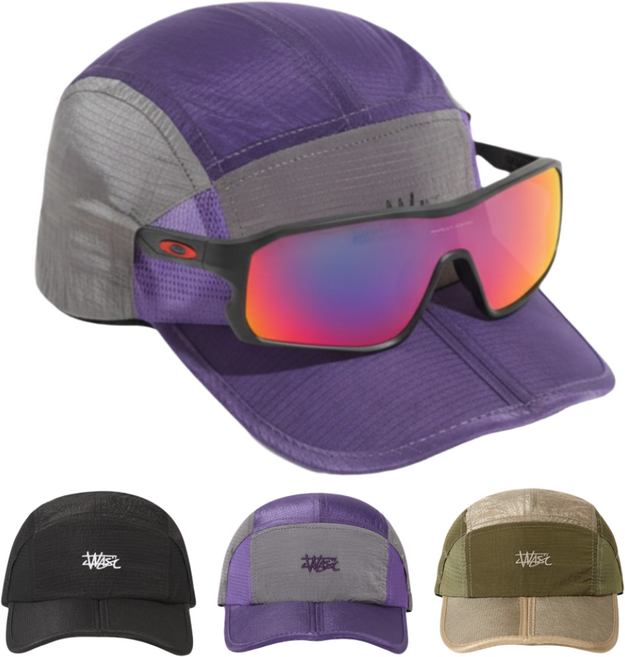 코어픽 러닝모자 아웃도어 야구모자 나일론 통기성 속건 폴딩 볼캡 남녀공용, 1개, 카본 블랙