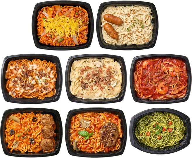 굿스푼 파스타 혼합 저당 두부면4종+듀럼밀4종 로제+토마토+까르보나라+짬뽕 두부면+베이컨 크림 투움바+미트치즈+토마토해장파스타 면두부 스파게티 (냉동) 연말 파티세트, 1개