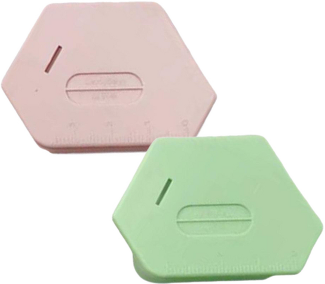 오드상회 시접가이드 미싱자석조기 자석조기 2종세트 시접자 미싱시접가이드 자석시접가이드 재봉도구 미싱자석가정용, 1개, 핑크+그린