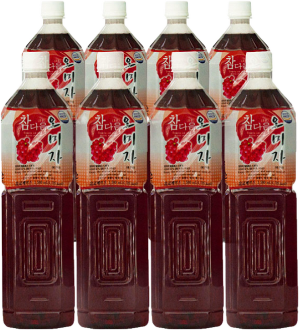 참다음 오미자 농축액, 1.5L, 8개