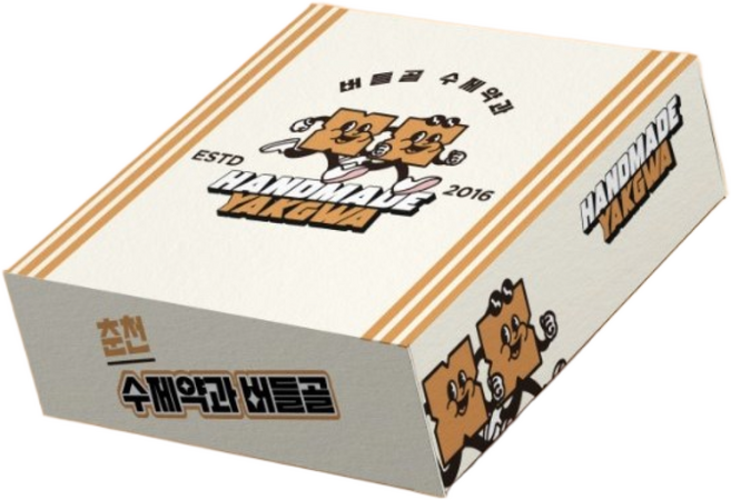 버들골 캐릭터 약과 오리지널, 22개, 25g