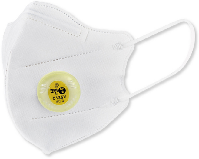 크린탑 1급방진마스크 10p C135V, 1개