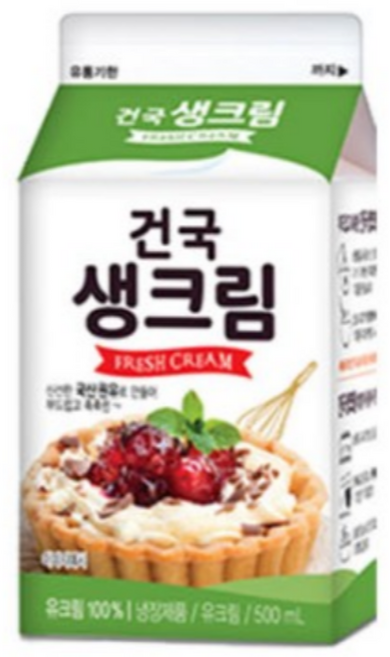 생크림500ml (건국유업), 1개, 500ml