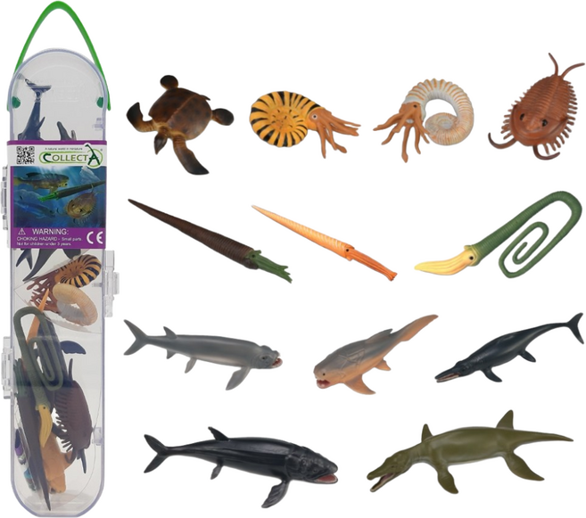 컬렉타 미니 고대생물 피규어 12종 세트, 1세트