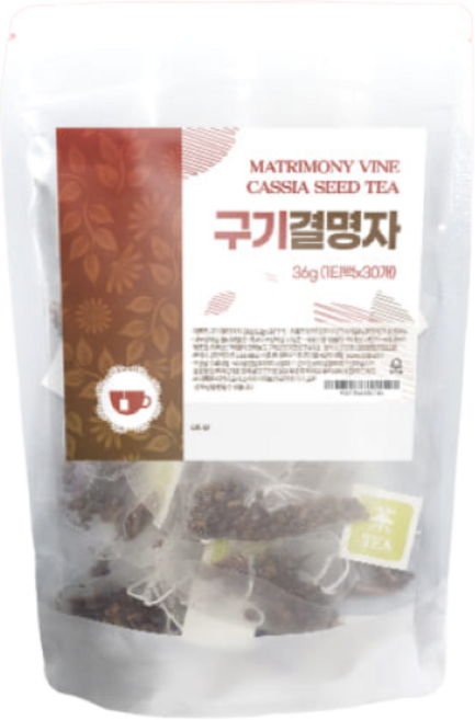 백장생 국내산 구기결명자차 삼각 티백, 1.2g, 30티백, 1개, 30개입