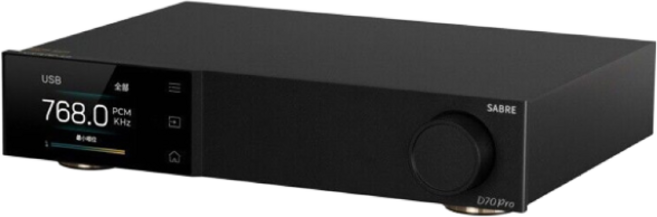 토핑 하이파이 USB 덱 컨버터 헤드폰 앰프 TOPPING HI-FI USB DAC Converter, D70 Pro 블랙