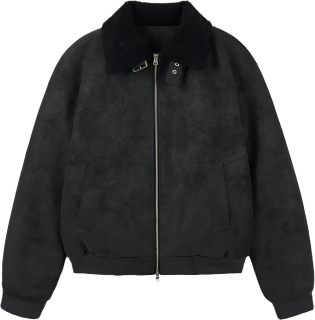 [매장 출고 정품] 데이THEY 스웨이드 레더 무스탕 자켓 2Color