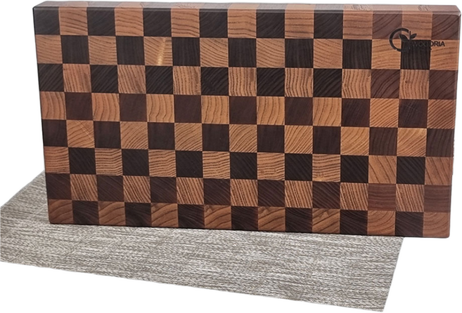 우드리아 나무도마 엔드그레인 블랙우드체스, 블랙우드체스-XL(50cm), 1개