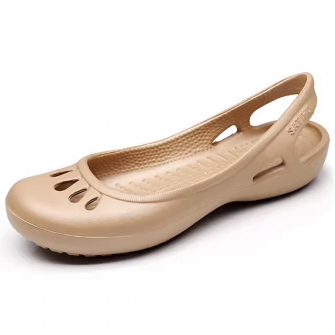 몽키보이 여성용 에어 플랫 젤리슈즈