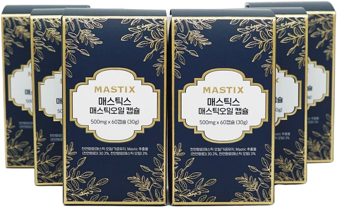 매스틱스 매스틱 오일 6개월 360캡슐, 6개, 60정 - 쿠팡