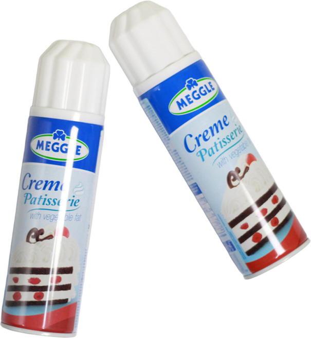 메글레 CREME 식물성 19% 스프레이 휘핑크림 250g 수량선택, 6개