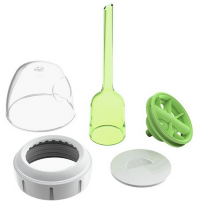 닥터브라운 2024 최신형 옵션스플러스 통기시스템 와이드형(넓은목 1P) PESU/PP/유리 젖병 호환 컨버전킷 세트 150ml 270ml, 1개