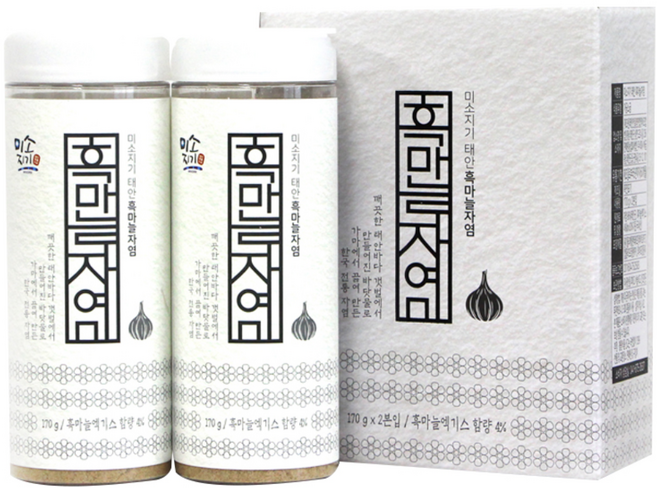 미소지기 태안 흑마늘자염 2p, 340g, 1개