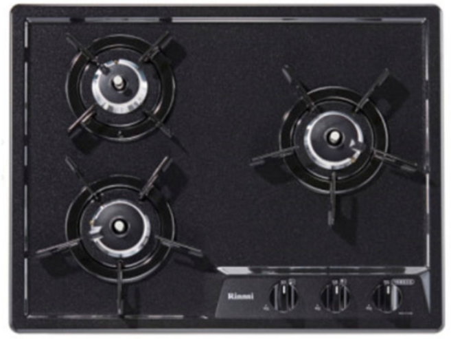 린나이 RBR-C3311D RBR-C3317DJ 빌트인 3구 가스레인지 블랙, LNG