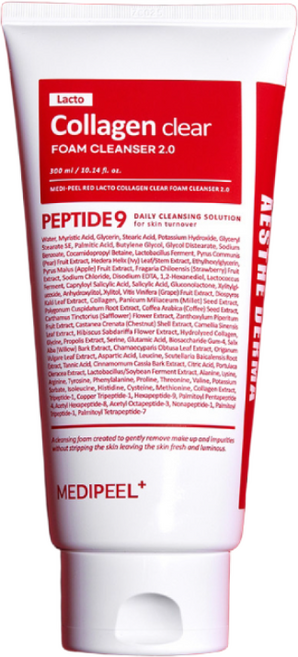 메디필 레드 락토 콜라겐 클리어 폼 클렌저 2.0, 300ml, 2개