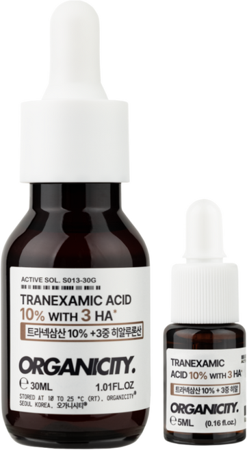 OGC 트라넥삼산 10% 위드 히알루론산3 멜라닌 기미 미백 앰플 (중점도), 1개, 30ml