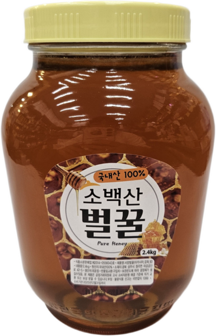 소백산 사양 잡화꿀 1병, 1개, 2.4kg