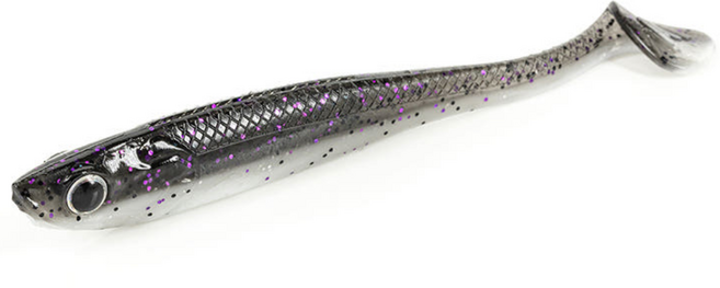 Molix RT SHAD 4" SLIM 몰릭스 소프트베이트 RT 쉐드 4인치 슬림 / 광어 다운샷 광어 웜 배스 루어 낚시, 1세트, 5g, 61 사베타