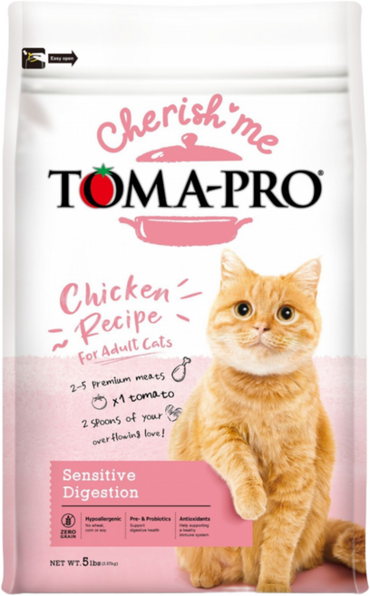 TOMA-PRO 優格親親 成貓 雞肉配方 敏感腸胃 無穀 貓糧, 6.35kg, 1個, 雞