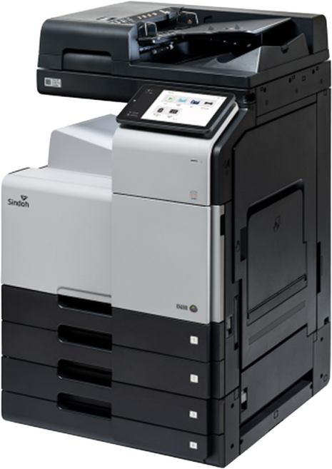 신도리코 D450 사무용 A3 컬러 레이저 복합기 프린터 복사기 리퍼 팩스포함