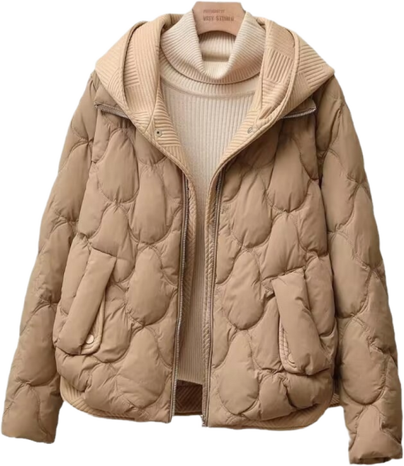 1+1 SUNNEER 여성 후드 누빔 경량 숏 패딩 자켓 데일리 웰론 패딩 점퍼 겨울 아우터 루즈핏 퀄팅 숏패딩 점퍼 3COLOR