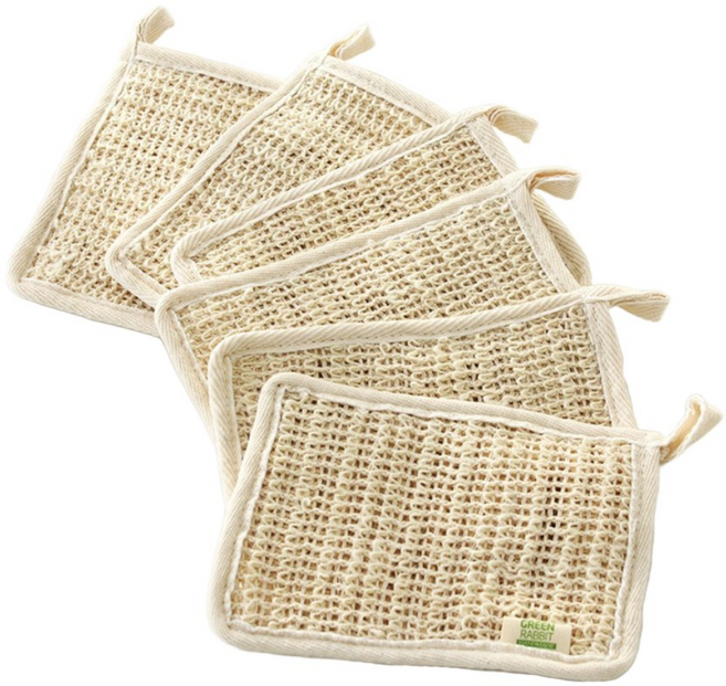 꿈꾸는 키친 주방 제로웨이스트 삼베 수세미, 6개, 1개