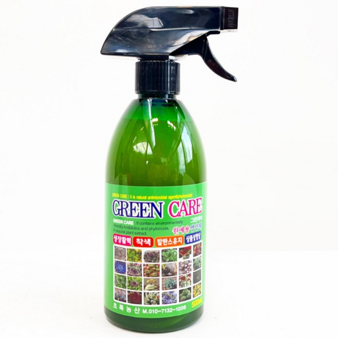 그린케어 다육이 식물 관리제 원예용 영양제 행복한꽃그릇, 1개, 500ml