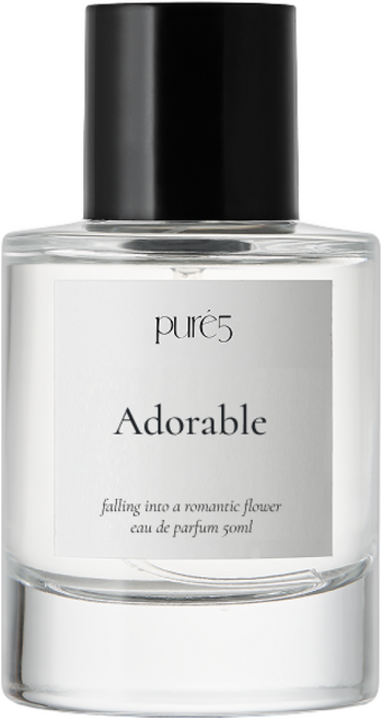 PURE5 로맨틱한 로즈 플로럴 데이트 향수 ADORABLE, 1개, 50ml