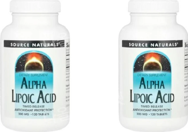 2개 소스내추럴스 알파리포산 알리포산 R리포산 600mg 120정 - 쿠팡