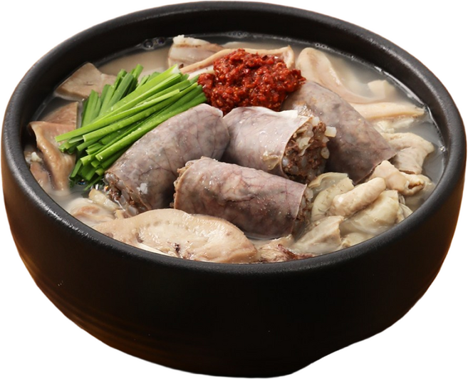 [신림동또순이] 순대국밥 700g 진한육수 꽉찬한끼(들깨듬뿍 양념장 포함), 1개