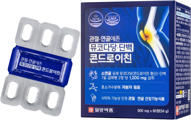 일양약품 관절연골에존 콘드로이친, 2개, 60정