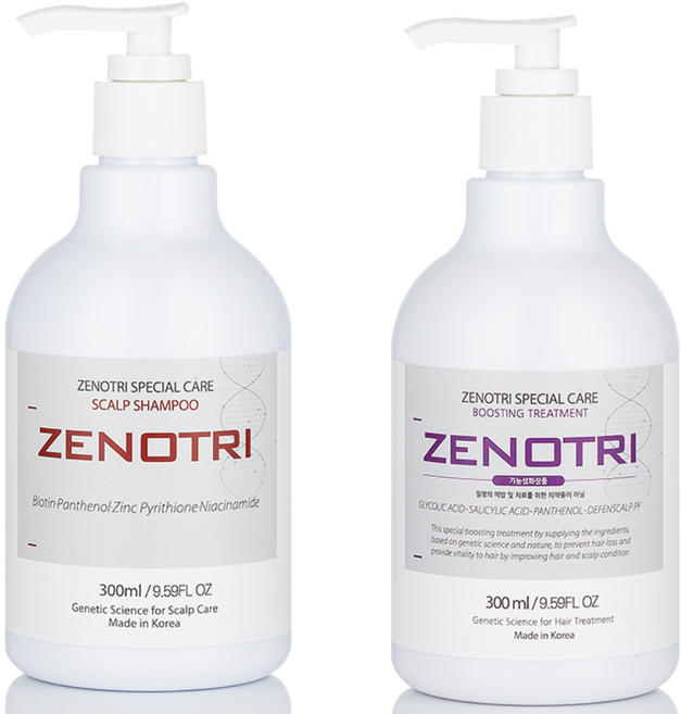 제노트리 두피샴푸300ml1개 + 부스팅트리트먼트300ml1개, 2개, 300ml