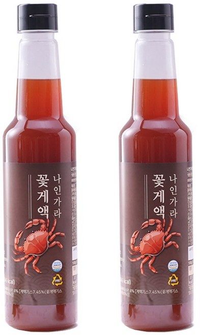 나인가라 꽃게액젓 무침요리 탕요리, 2개, 670ml
