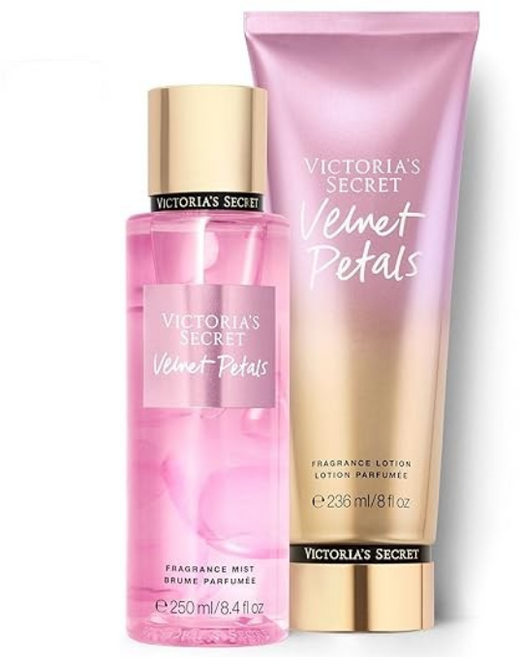 빅토리아시크릿 벨벳페탈 바디 미스트 로션 세트, 2개, 250ml