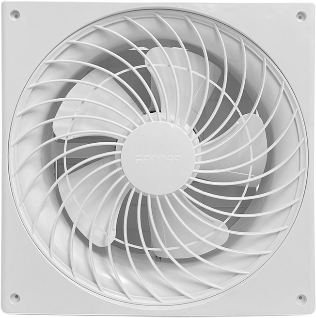 팬모아 벽부형 환풍기 수동형 수동셔터 창문형 가정용 식당, 1개