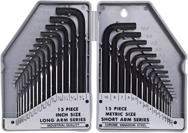 tinduo 초경량 합금 육각렌치 30종 세트, 1세트