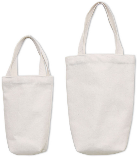 무지 텀블러가방 / 두가지 사이즈 / 무지에코백 / 물통가방 / 미니에코백 / 텀블러백 / 컵홀더 / 미니가방