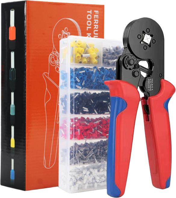 펜홀단자 핀터미널 1200pcs 단자압착 세트, 1개