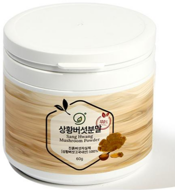 휴나인 100% 국내산 상황 버섯 분말 가루 60g, 1개