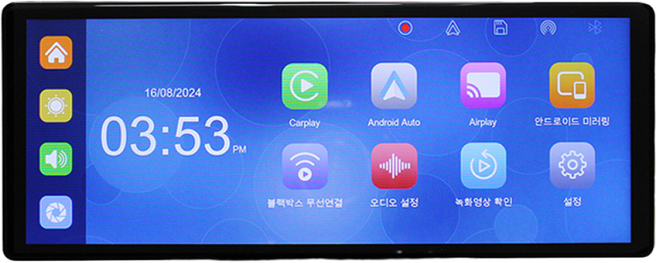아이소라 AI 무선 카플레이 모니터 대화면 네비게이션 애플 갤럭시 안드로이드오토 호환, 카플레이(CM001)+후방카메라, 단일