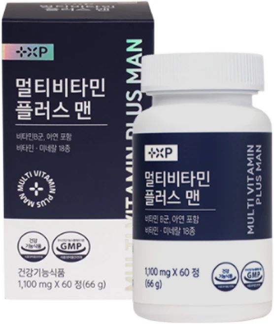 하루 한정으로 챙기는 26가지 남성맞춤 멀티비타민 미네랄 아미노 산 포르테, 3세트, 60정 - 쿠팡