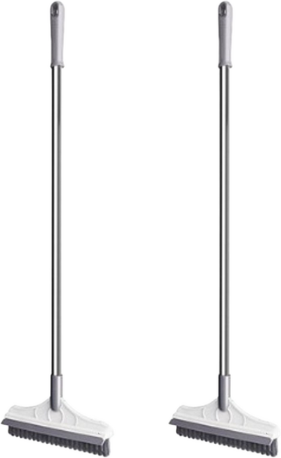 1+1 드림시오 화장실 욕실 베란다 모서리 청소솔 밀대 청소브러시 유리 베란다 바닥 스퀴지, 2개