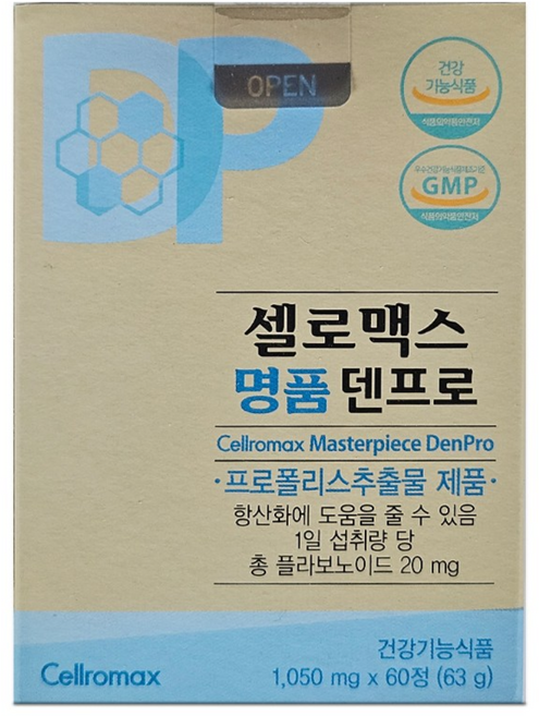 셀로맥스 명품 덴프로, 1개, 60정