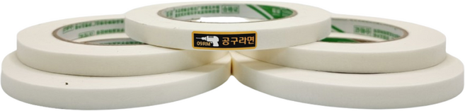 공구라면 ( 09RM ) 마스킹 테이프 종이테이프 1세트, 5개