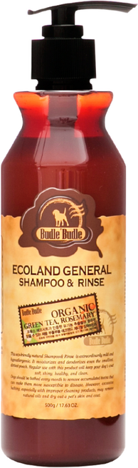 부들부들 에코랜드 제너럴 샴푸&린스 500ml 1개, 500g