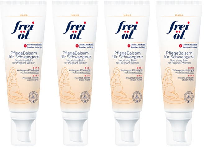 프라이웰 너리싱밤 포 그래그넌트 우먼 임산부 마사지 크림, 4개, 125ml