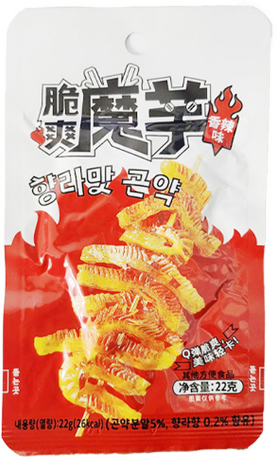 취상마우 설곤약 향라맛, 22g, 1개