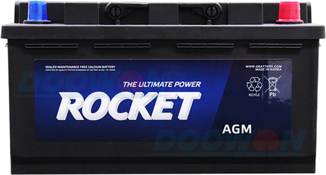 두원몰 로케트 AGM80L4 자동차 배터리 직영점(강남 신사/김포 운양/부산 금정/충남 아산) 방문 교체상품 (택배X / 출장X), 로케트 AGM80, 1개